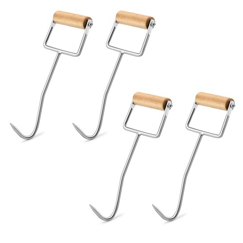 Pack hay hook metal - 4, hook,metal