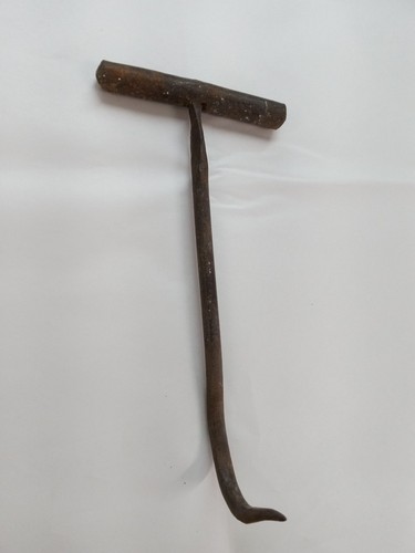 Antique hay bale hook - bale,
