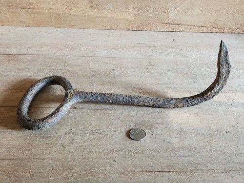 Hay meat hook - meat, farm